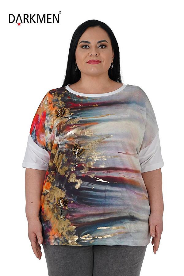 3089 LA VELINA BLUZ EKRU - 1