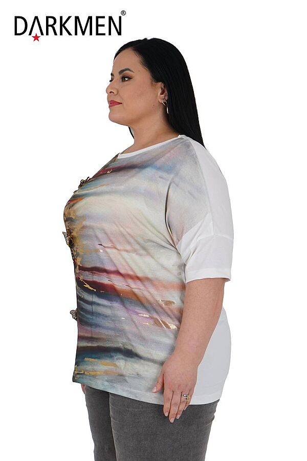 3089 LA VELINA BLUZ EKRU - 2