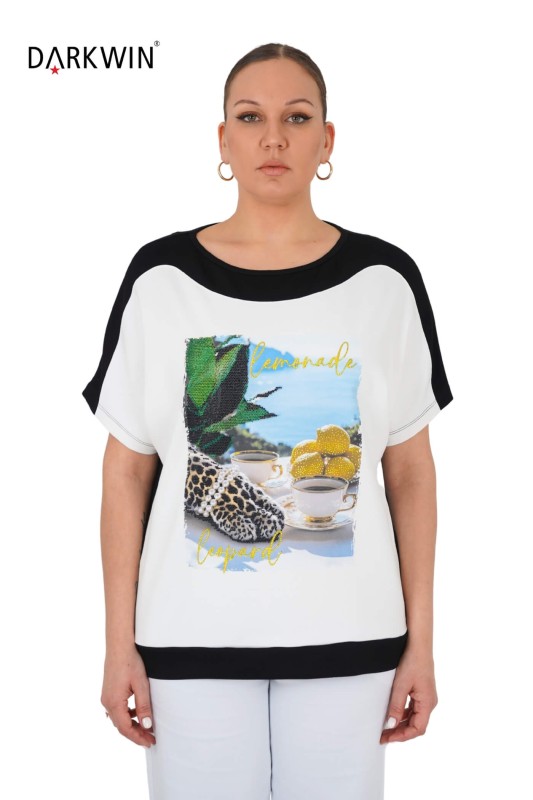 3126 LA VELINA BLUZ BEYAZ