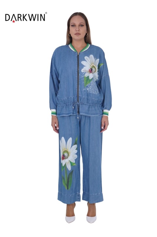 3185 LA VELINA MONT-PANTOLON JEAN - Thumbnail