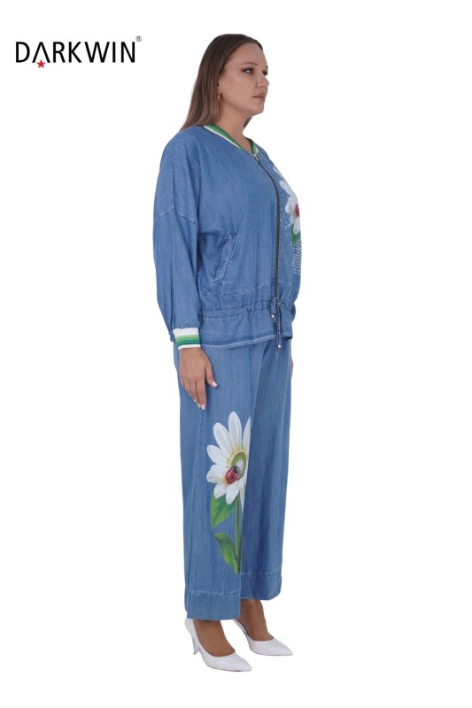 3185 LA VELINA MONT-PANTOLON JEAN - Thumbnail