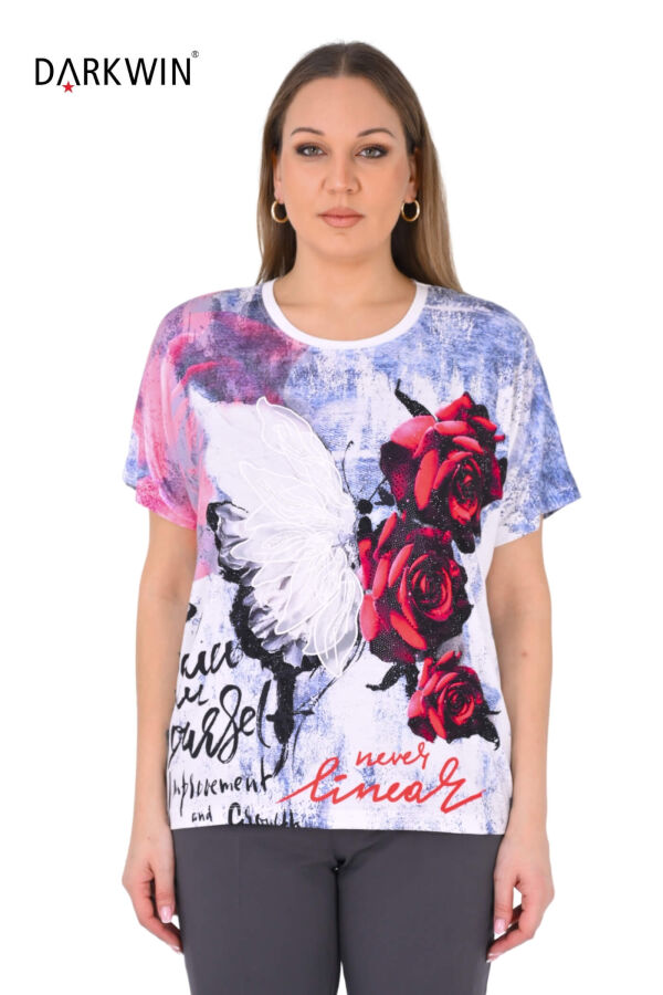 3211 LA VELINA BLUZ EKRU - 1