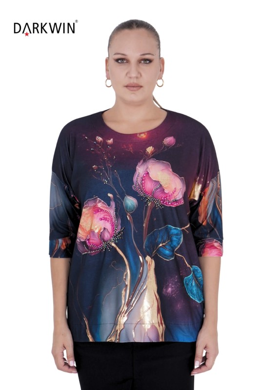 La Velina - 3301 LA VELINA BLUZ RENKLI