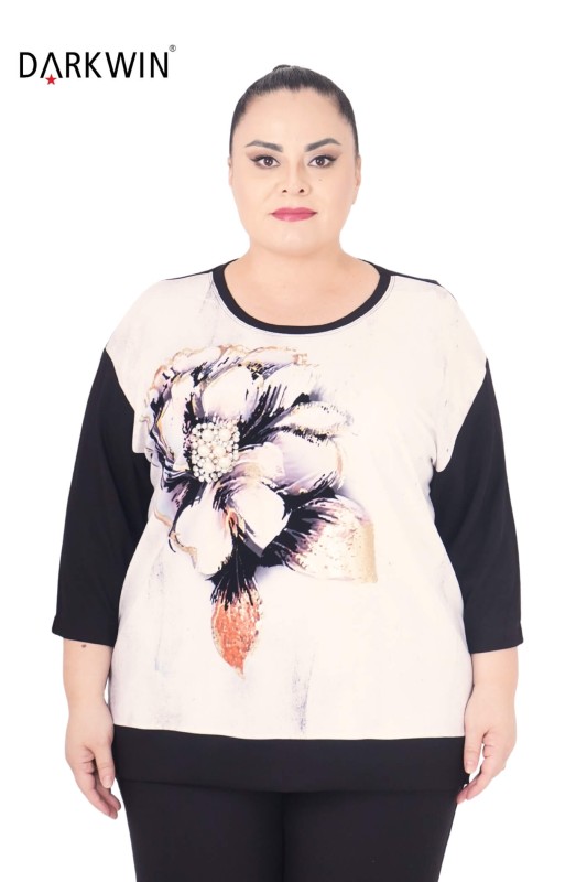 3320 LA VELINA BLUZ SIYAH - LA VELINA