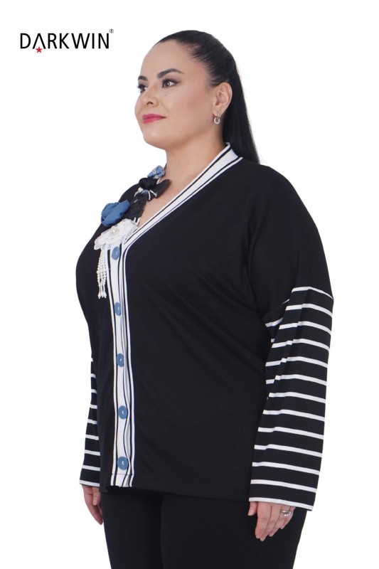 3322 LA VELINA HIRKA SIYAH - Thumbnail