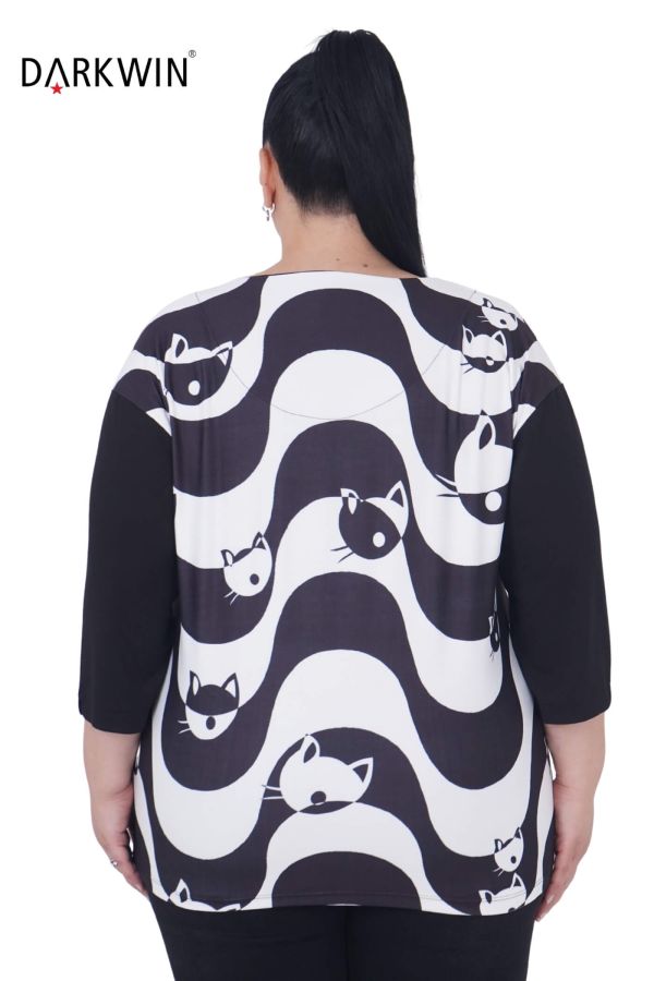 3331 LA VELINA BLUZ SIYAH - 3