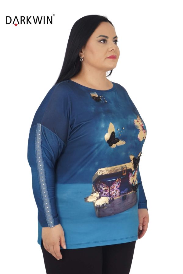 3350 LA VELINA BLUZ MAVI - 2