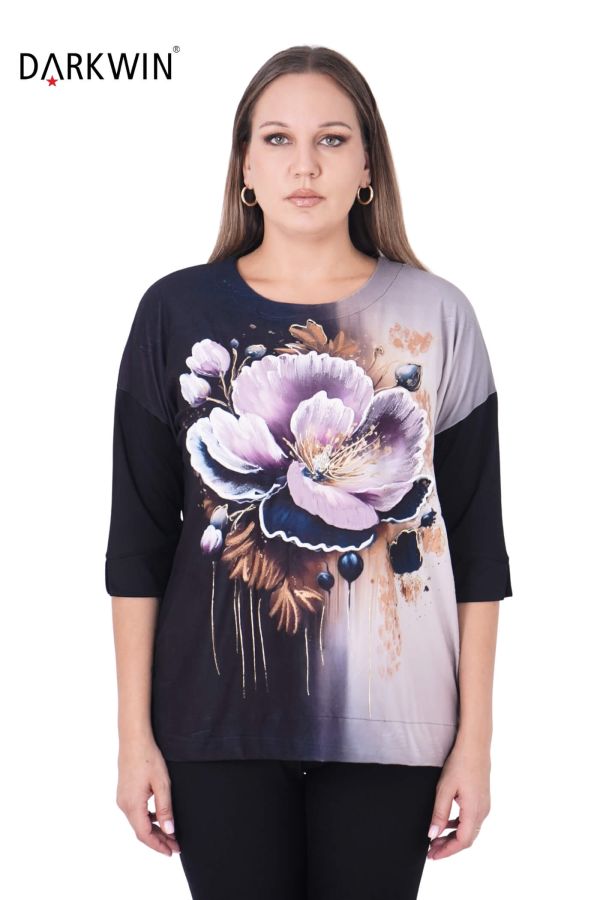 3352 LA VELINA BLUZ SIYAH - 1