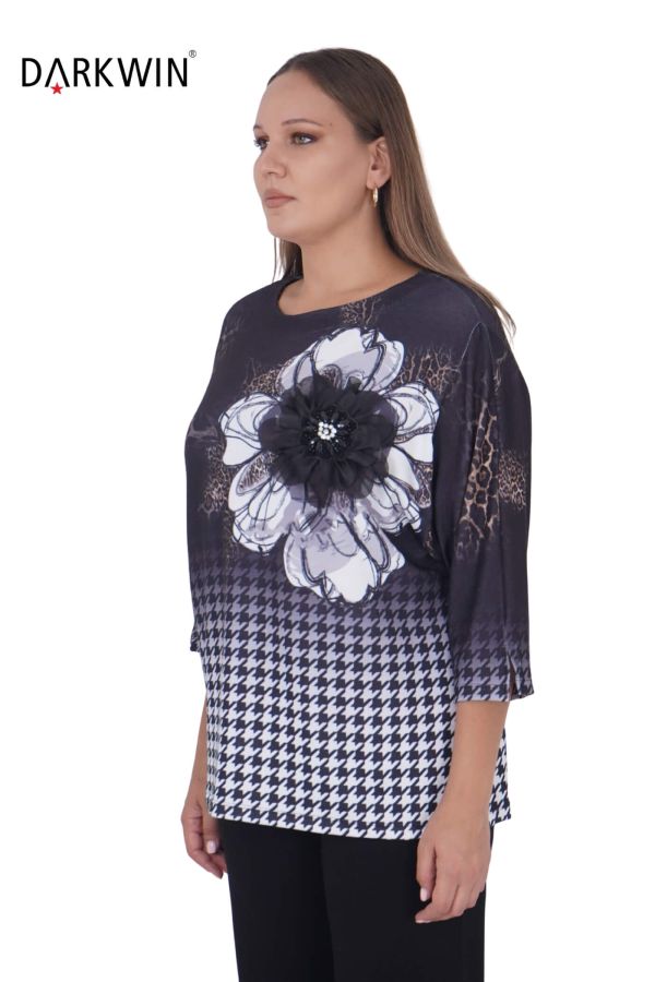 3358 LA VELINA BLUZ SIYAH - 2