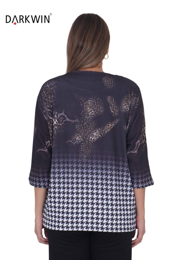 3358 LA VELINA BLUZ SIYAH - 3