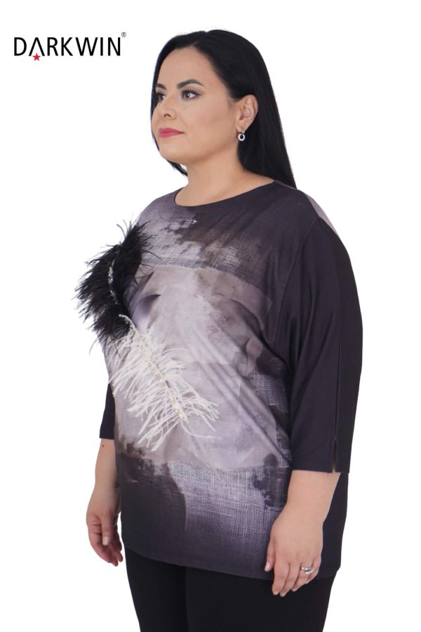 3360 LA VELINA BLUZ SIYAH - 2