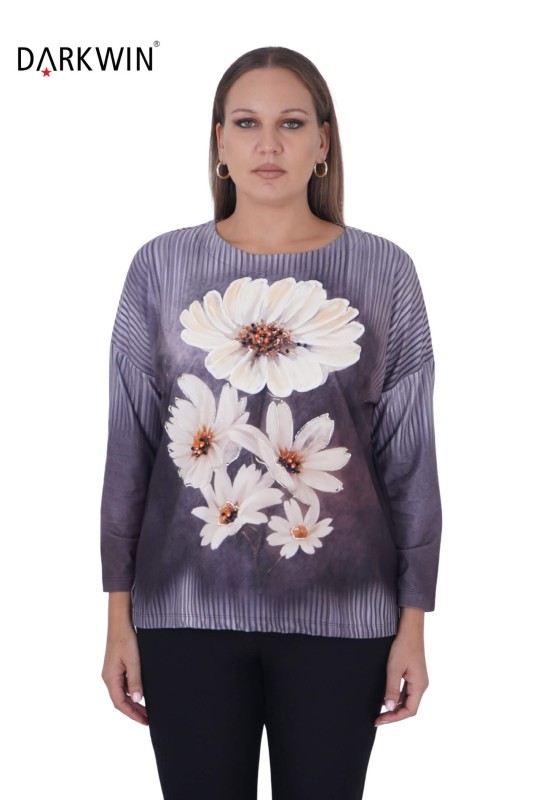 3391 LA VELINA BLUZ GRI - LA VELINA