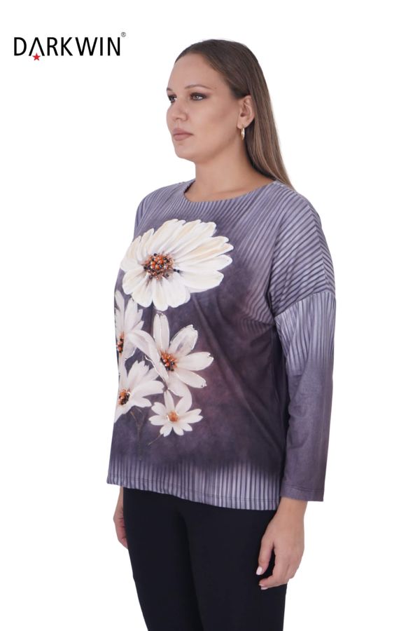 3391 LA VELINA BLUZ GRI - 2