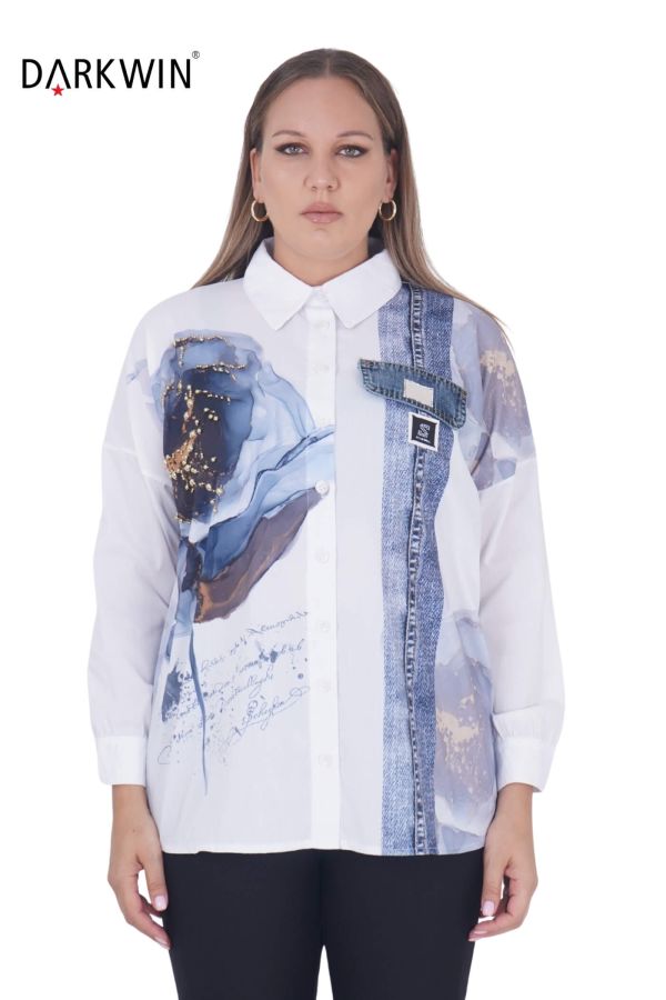 3396 LA VELINA GÖMLEK BEYAZ - 1