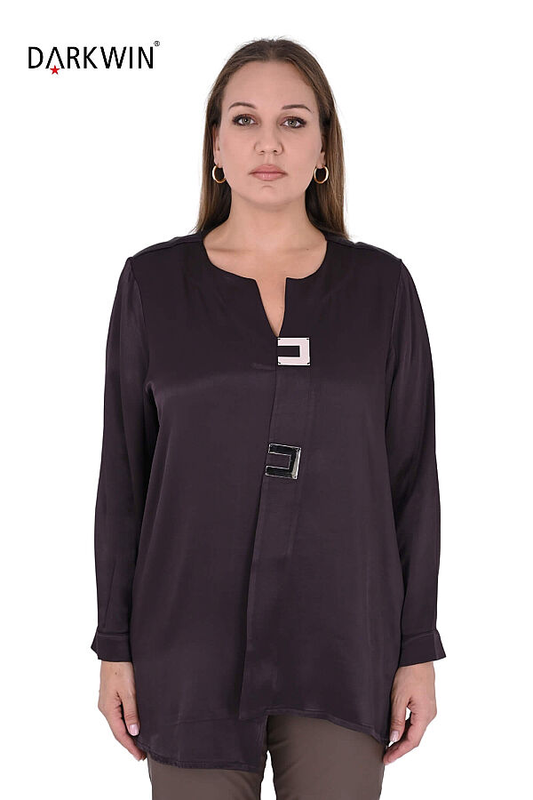 3404-7 M.LONGA BLUZ KAHVE - 1