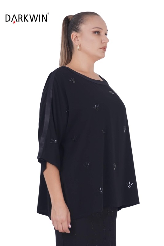 3404 DARKWIN BLUZ SIYAH - Darkwin (1)