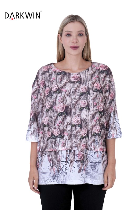 3407 LA VELINA BLUZ SIYAH - LA VELINA