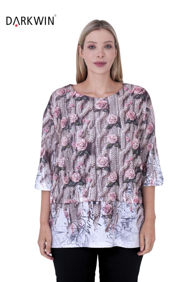 3407 LA VELINA BLUZ SIYAH - 1