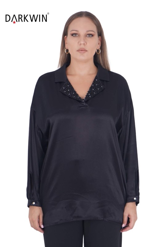 3408 DARKWIN BLUZ SIYAH - Darkwin