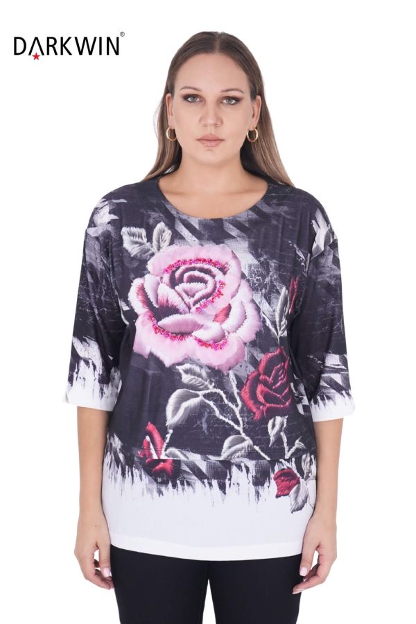 3408 LA VELINA BLUZ ANTRASIT - 1