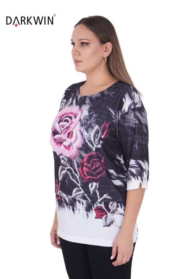 3408 LA VELINA BLUZ ANTRASIT - 2