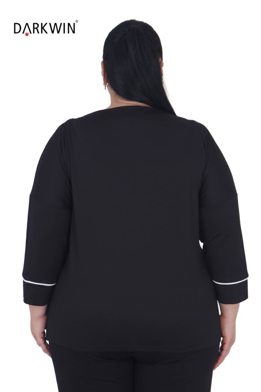 3410 LA VELINA BLUZ SIYAH - LA VELINA (1)