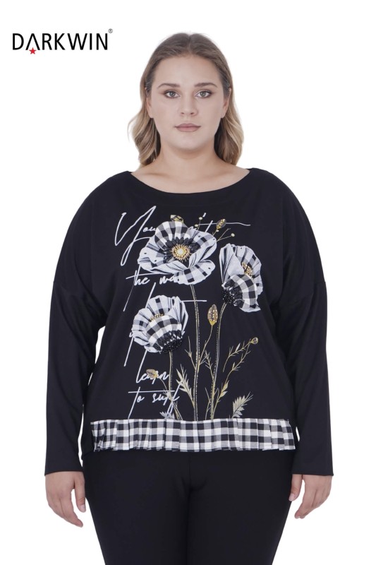 3411 LA VELINA BLUZ SIYAH - LA VELINA