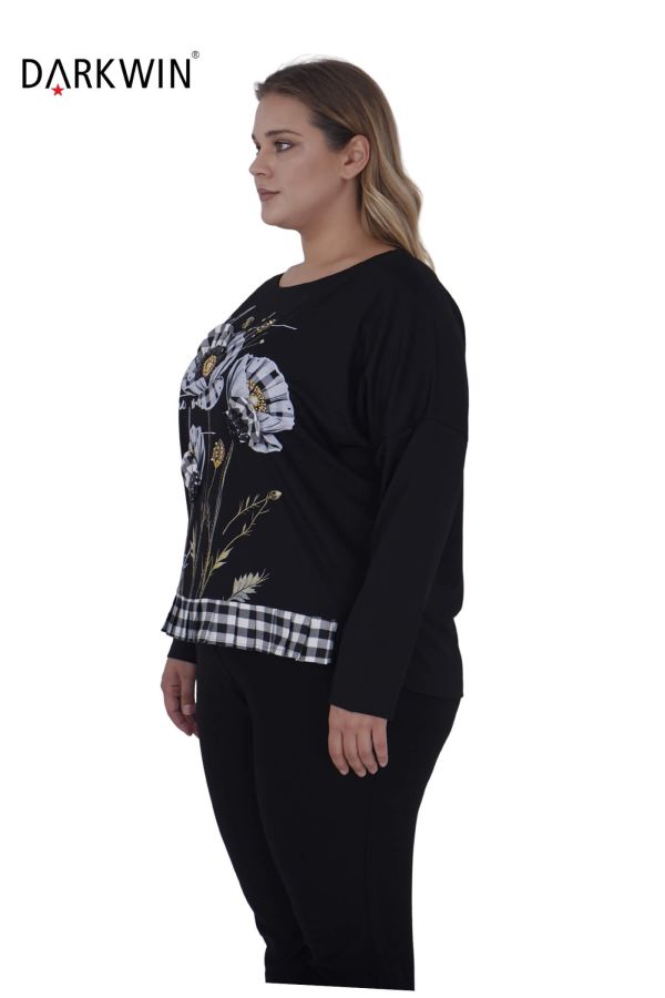 3411 LA VELINA BLUZ SIYAH - 2