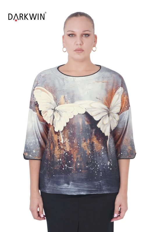 3415 LA VELINA BLUZ GRI - LA VELINA