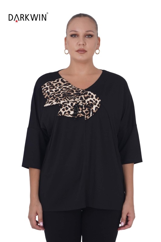 3431 LA VELINA BLUZ SIYAH - LA VELINA