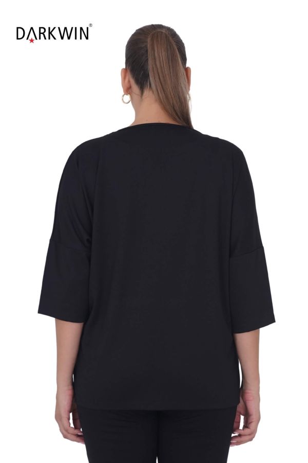 3431 LA VELINA BLUZ SIYAH - 3