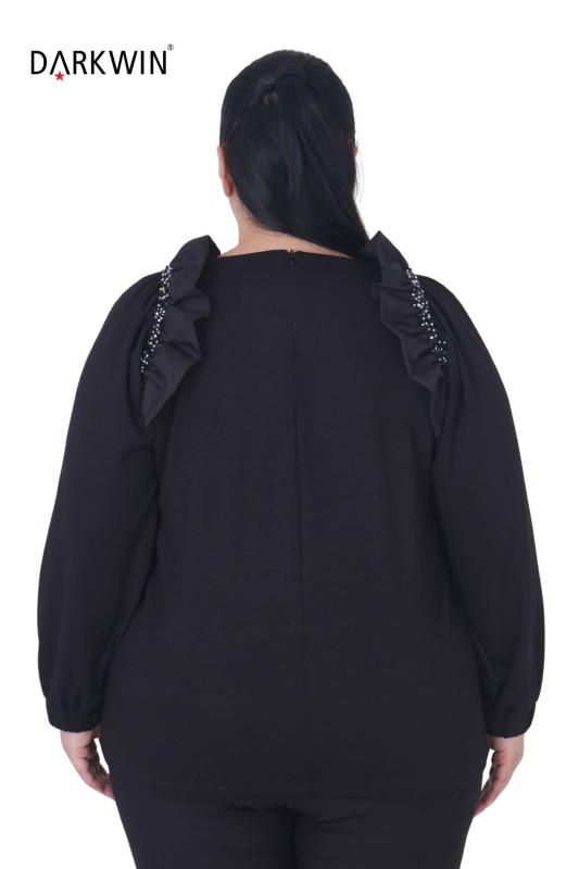 3435 LA VELINA BLUZ SIYAH - 3