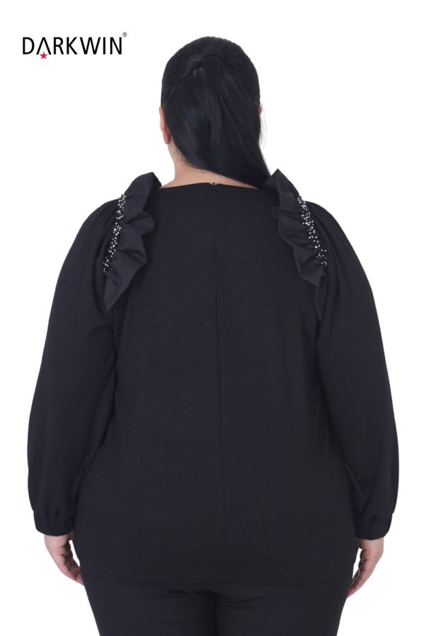 3435 LA VELINA BLUZ SIYAH - 3