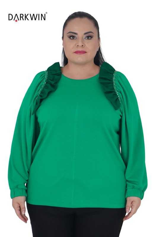 3435 LA VELINA BLUZ YESIL - LA VELINA