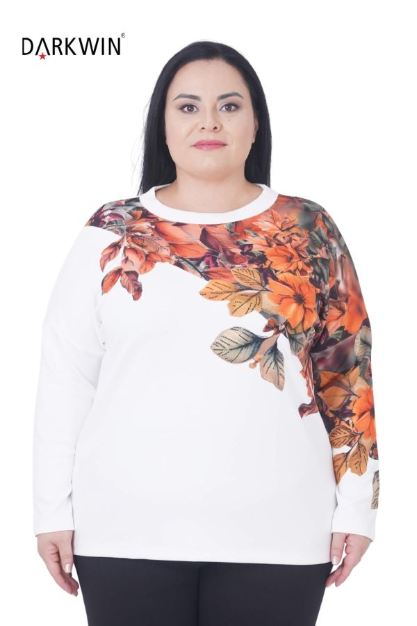 3437 LA VELINA BLUZ EKRU - 1