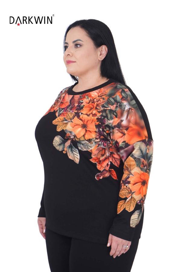 3437 LA VELINA BLUZ SIYAH - 2