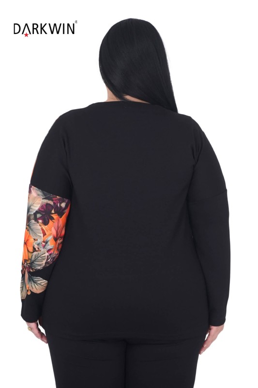 3437 LA VELINA BLUZ SIYAH - 3