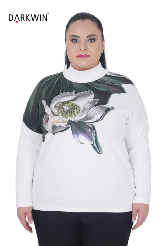 3438 LA VELINA BLUZ EKRU - LA VELINA