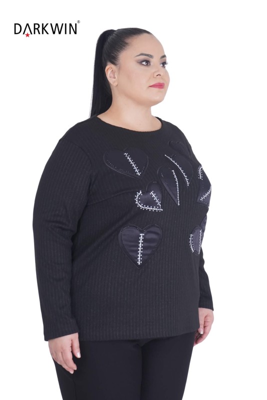 3443 LA VELINA BLUZ SIYAH - LA VELINA (1)