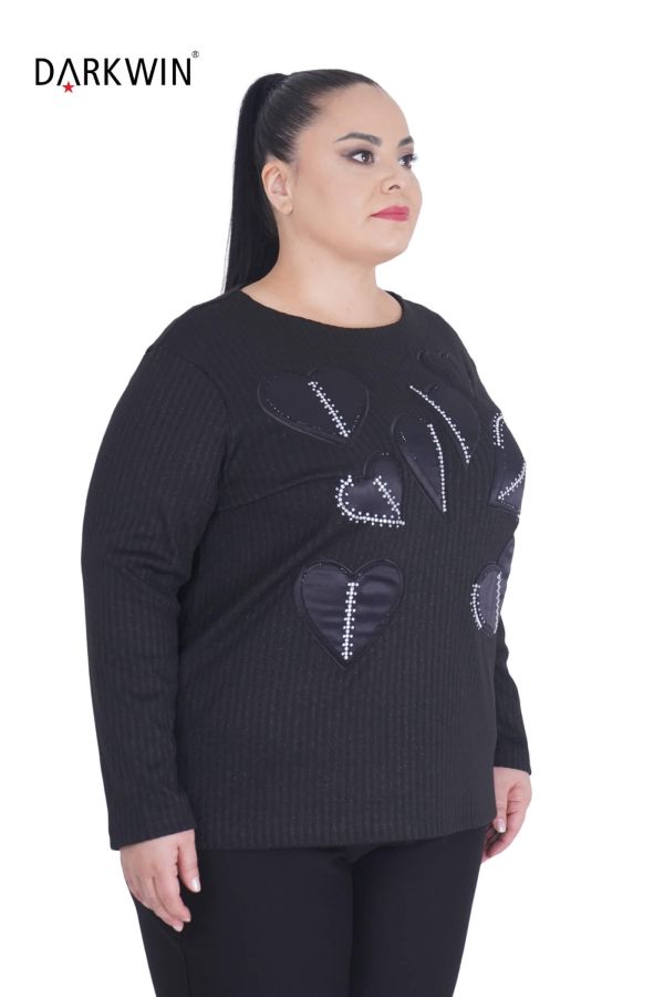 3443 LA VELINA BLUZ SIYAH - 2