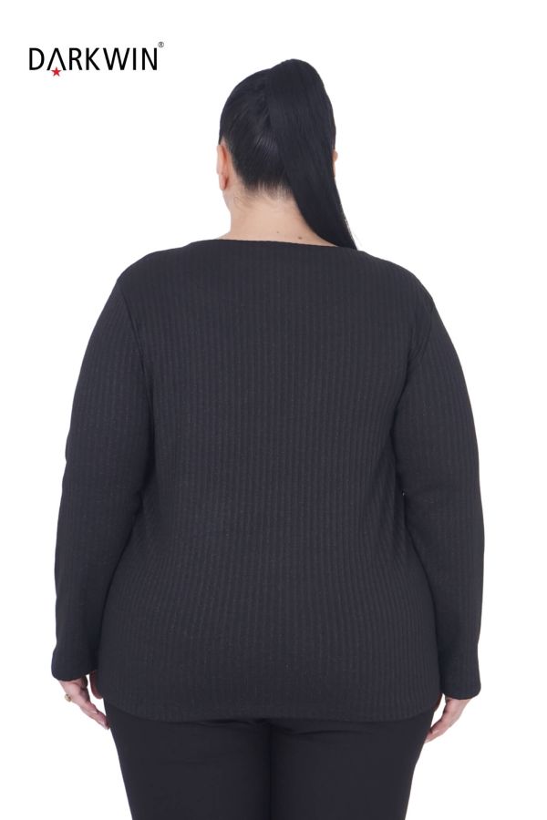 3443 LA VELINA BLUZ SIYAH - 3