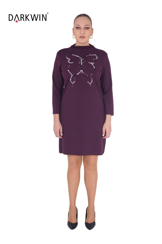 LA VELINA - 3455 LA VELINA ELBİSE BORDO