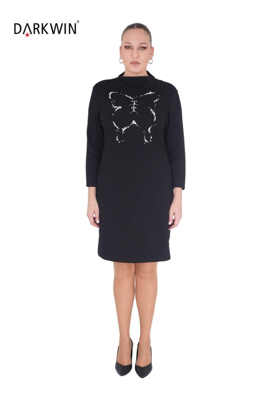 LA VELINA - 3455 LA VELINA ELBİSE SIYAH