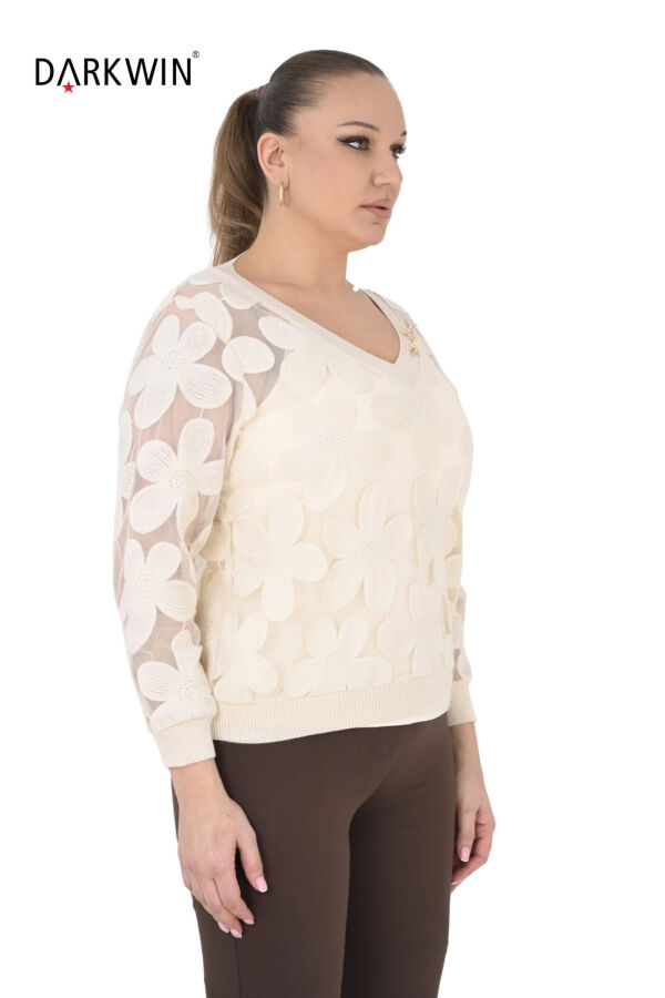 3468 LA VELINA BLUZ BEJ - 2