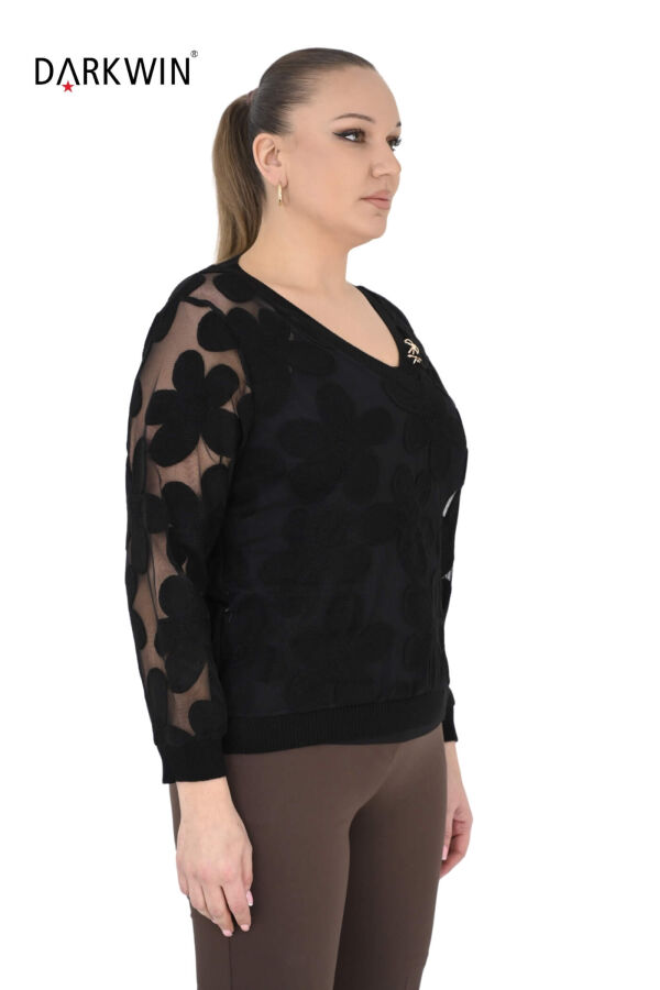 3468 LA VELINA BLUZ SIYAH - 2