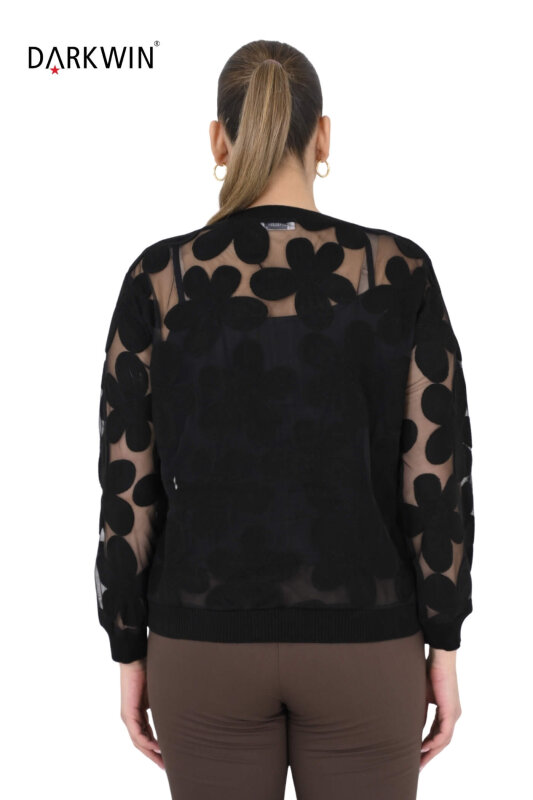 3468 LA VELINA BLUZ SIYAH - 3