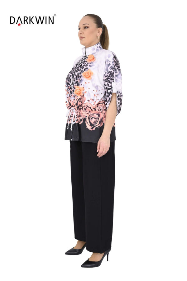 3478 LA VELINA MONT-PANTOLON CICEKLI - 2