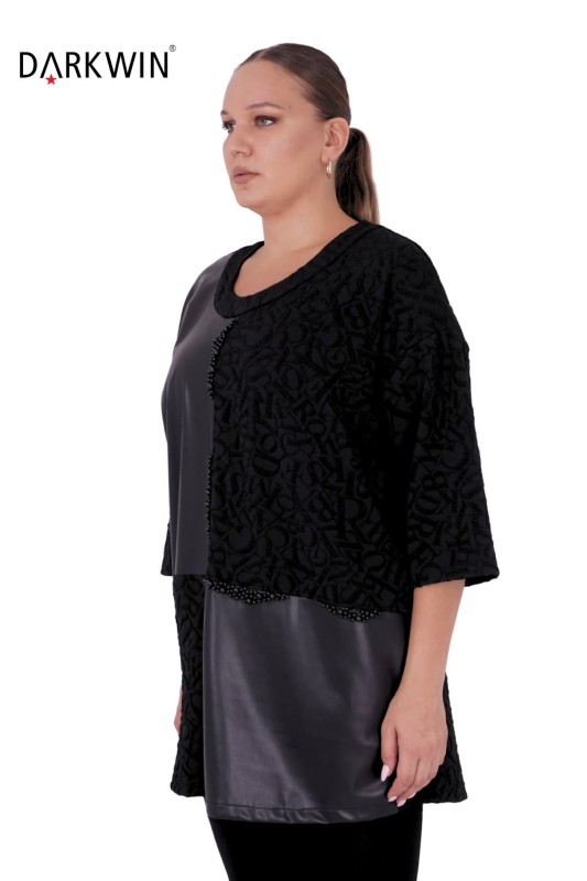 DARKWIN - 3501 DARKWIN TUNİK SIYAH (1) DARKWIN - 3501 DARKWIN TUNİK SIYAH (1)