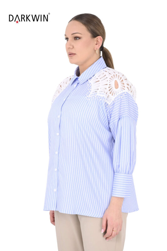 3507 LA VELINA GÖMLEK MAVI - LA VELINA (1)