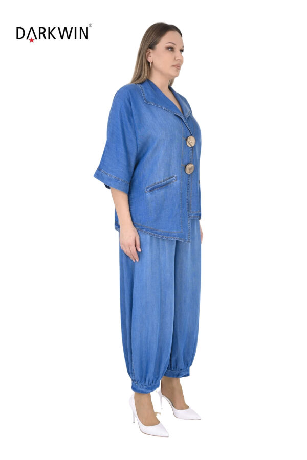 3511 LA VELINA CEKET-PANTOLON MAVI - 2